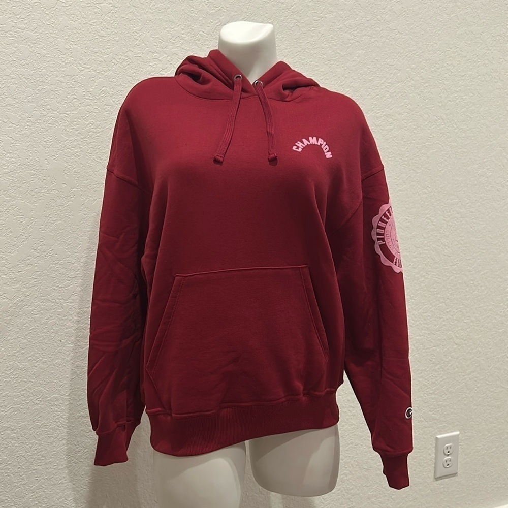Champion Powerblend Womens Long Sleeve Hoodie Size S